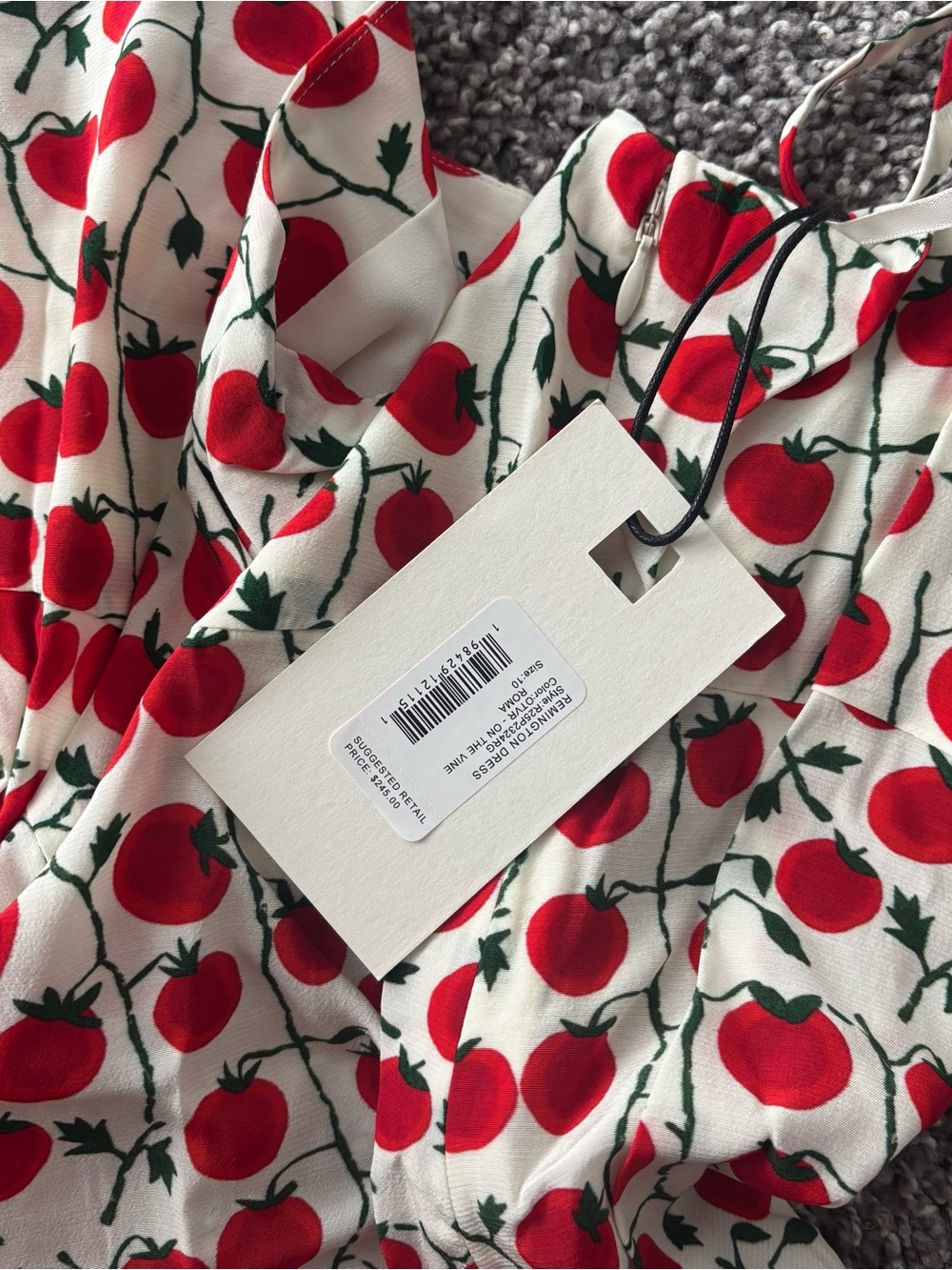 Staud Tomato Print Mini Dress - Picture 3 of 4